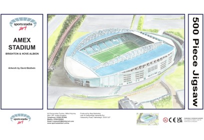 Amex Stadium Fine Art Jigsaw Puzzle - Brighton & Hove Albion FC